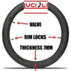 Off-road motorcycle low pressure system