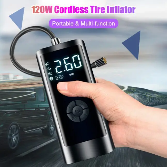 Portable Electric Inflatable Pump for motorcycles